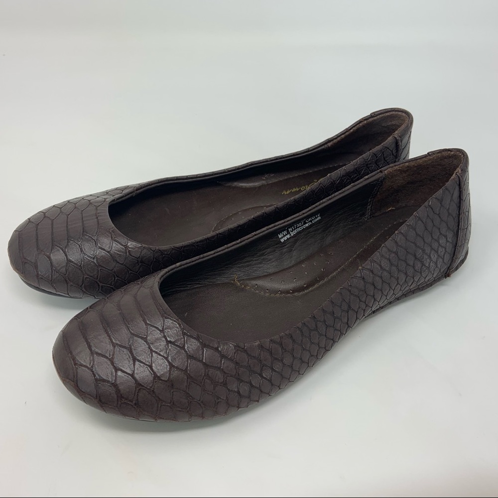 Born Crown Flats Brown Leather - Picture 3 of 7
